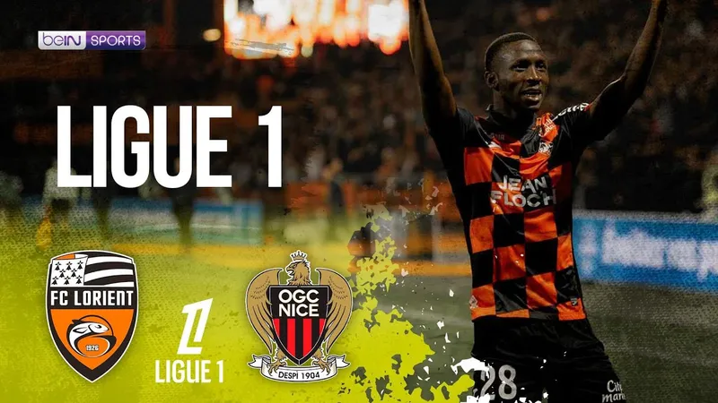 Cầu thủ Nice và Lorient đang tranh chấp quả bóng trên sân cỏ - Lịch sử đối